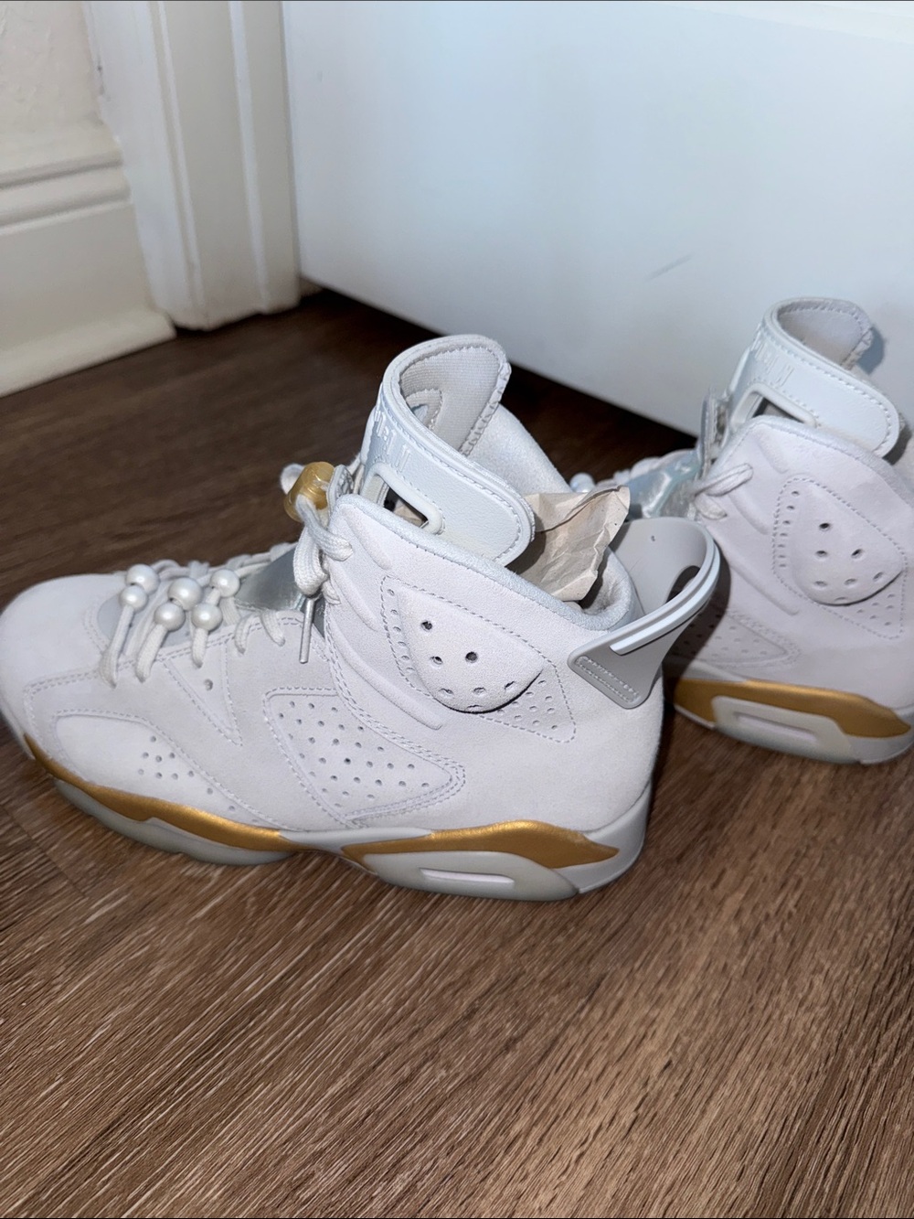 Air Jordan 6 Retro Pearl Women’s Paris Olympics Sneakers